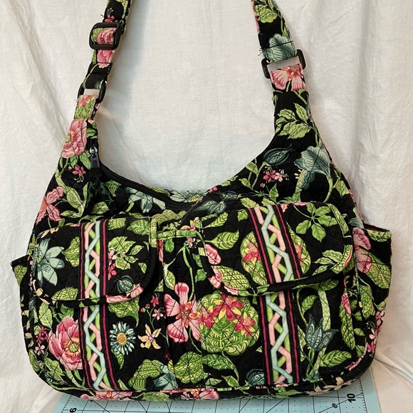 ๐ Vera Bradley Large Floral Shoulder Bag with Adjustable Strap. ๐ - Picture 4 of 13